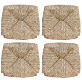 1212-R 4 pcs siège remplacement Venezia Paesana fond en paille naturelle 33x38cm