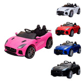 LT894 Voiture électrique Jaguar pour enfants siège en cuir F-Type 12V MP3