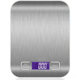 Balance Cuisine Electronique Alimentaire Affichage LCD Numérique 5Kg Acier inox.