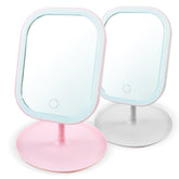 Miroir cosmétique éclairé éclairé par LED de maquillage de table rechargeable
