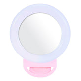Selfie Ring Light Smartphone avec Pince Flash LED RGB Portable Ring Light