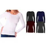 T-shirt thermique ALEX coupe cintrée femme intérieur polaire Manches Longues