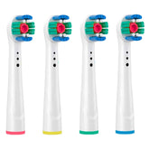 4 têtes compatibles avec la brosse à dents électrique Poils blanchissants 3D