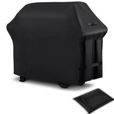 Housse pour barbecue en tissu imperméable 145X61X117 noir avec fermeture velcro