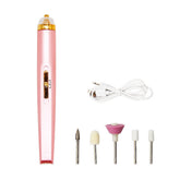 Mini Ponceuse à Ongles Électrique Portable Rechargeable 12000 tr/min 2 Vitesses