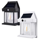 Lampe murale solaire rechargeable l'extérieur BK-888 lumière capteur mouvement