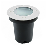Spot encastrable LED rond IP65 avec douille GU10 résistant au sol