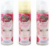 Laque brillante temporaire pour cheveux 125 ml - Paillettes de couleurs vives