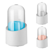 Organisateur pinceaux et maquillage avec base rotative à 360° et 7 compartiments