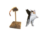 Jouet + grattoir pour chat avec la souris (30 x 30 x 35 cm)