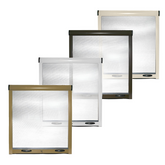 Moustiquaire enroulable 120x170 cm Kit pour Fenêtre et Cadre en Aluminium