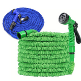 Tuyau Jardin Extensible 45m pour l'Irrigation Nettoyage avec Pistolet à 7 Jets