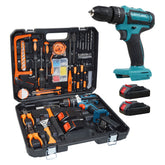 Perceuse-visseuse Double Batterie 21V Rechargeable Mallette avec Outils Inclus