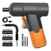 Mini Perceuse Visseuse Rechargeable 3,7V avec Kit de Mini Embouts pour Tournevis