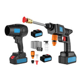 Kit nettoyeur haute pression/souffleur 48V, 1050W, sans fil, avec 2 batteries.