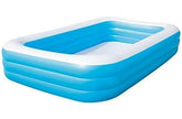 54009 - Piscine gonflable rectangulaire famille 3 anneaux -Bestway -305x183x56cm