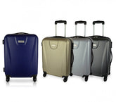 Valise rigide avec 4 roulettes et poignée réglable ABS - Pierre Cardin