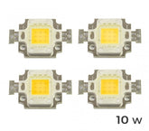 Lot de 4 plaques LED de rechange pour spots lumière blanche chaude 3000k