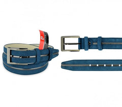 R003 Ceinture reglable pour homme PIERRE CARDIN en cuir 