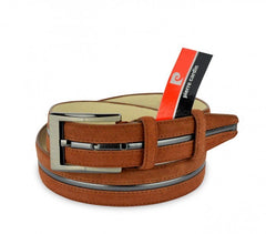 R003 Ceinture reglable pour homme PIERRE CARDIN en cuir 