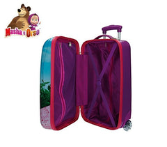 4731151 Valise chariot, bagage cabine ABS MASHA ET L'OURS 48X30X18 cm