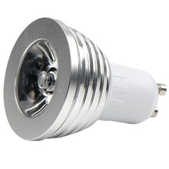 Spot LED RGB avec télécommande multicolore 3w