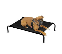 Lit de camp pour animaux grande taille – Intérieur et extérieur 125 X 78 x 20 cm