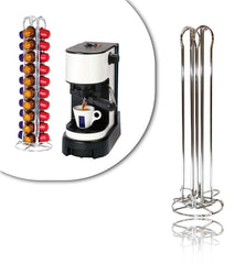 Distributeur de capsules de café - port métallique -capacité 40 capsules -726104