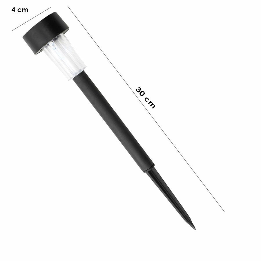 Set de 2 lampes jardin LED - énergie solaire 