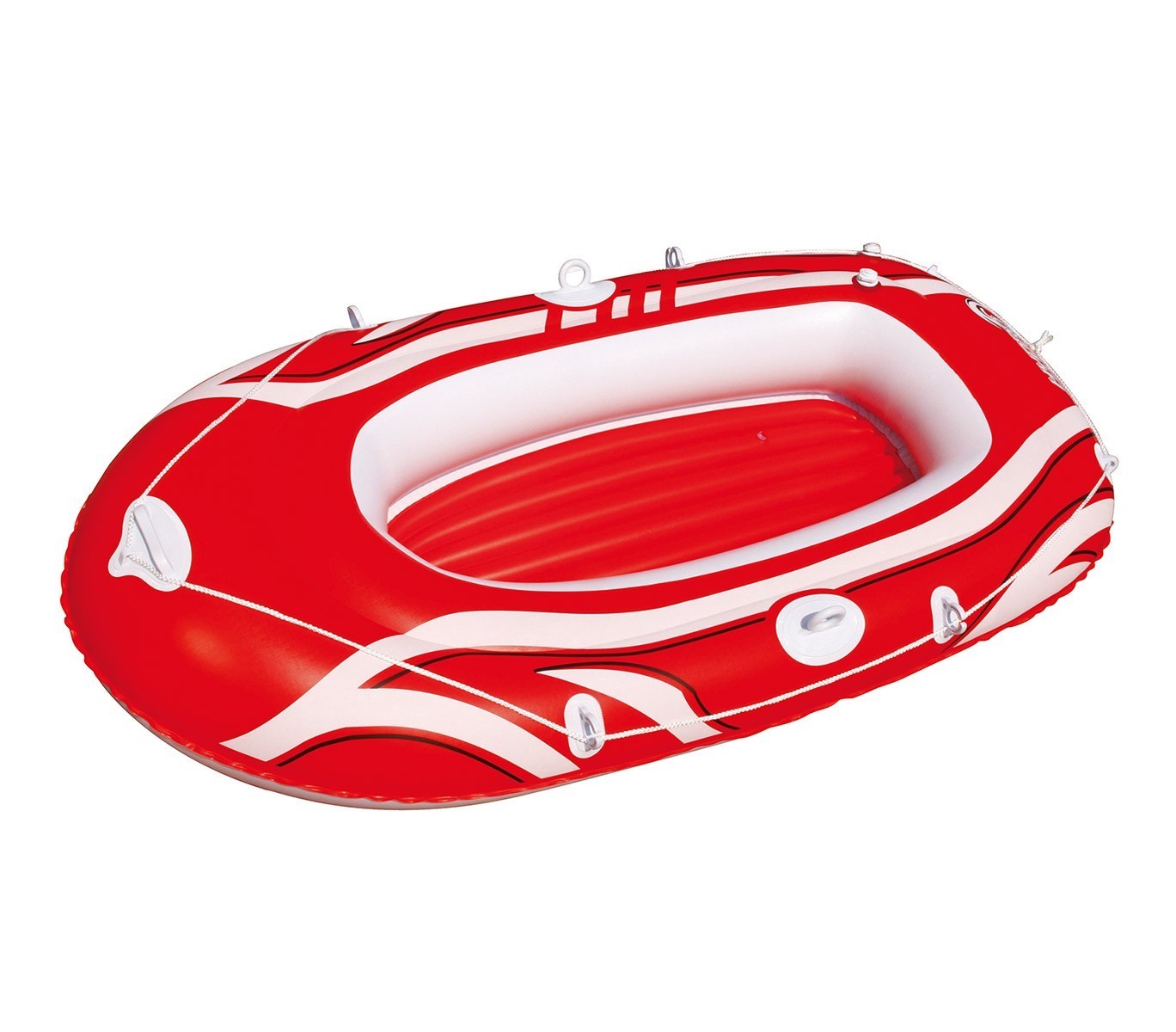 61052- Canot pneumatique en 3 couleurs 155x93 cm pour les enfants et les adultes
