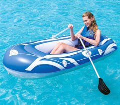 61052- Canot pneumatique en 3 couleurs 155x93 cm pour les enfants et les adultes