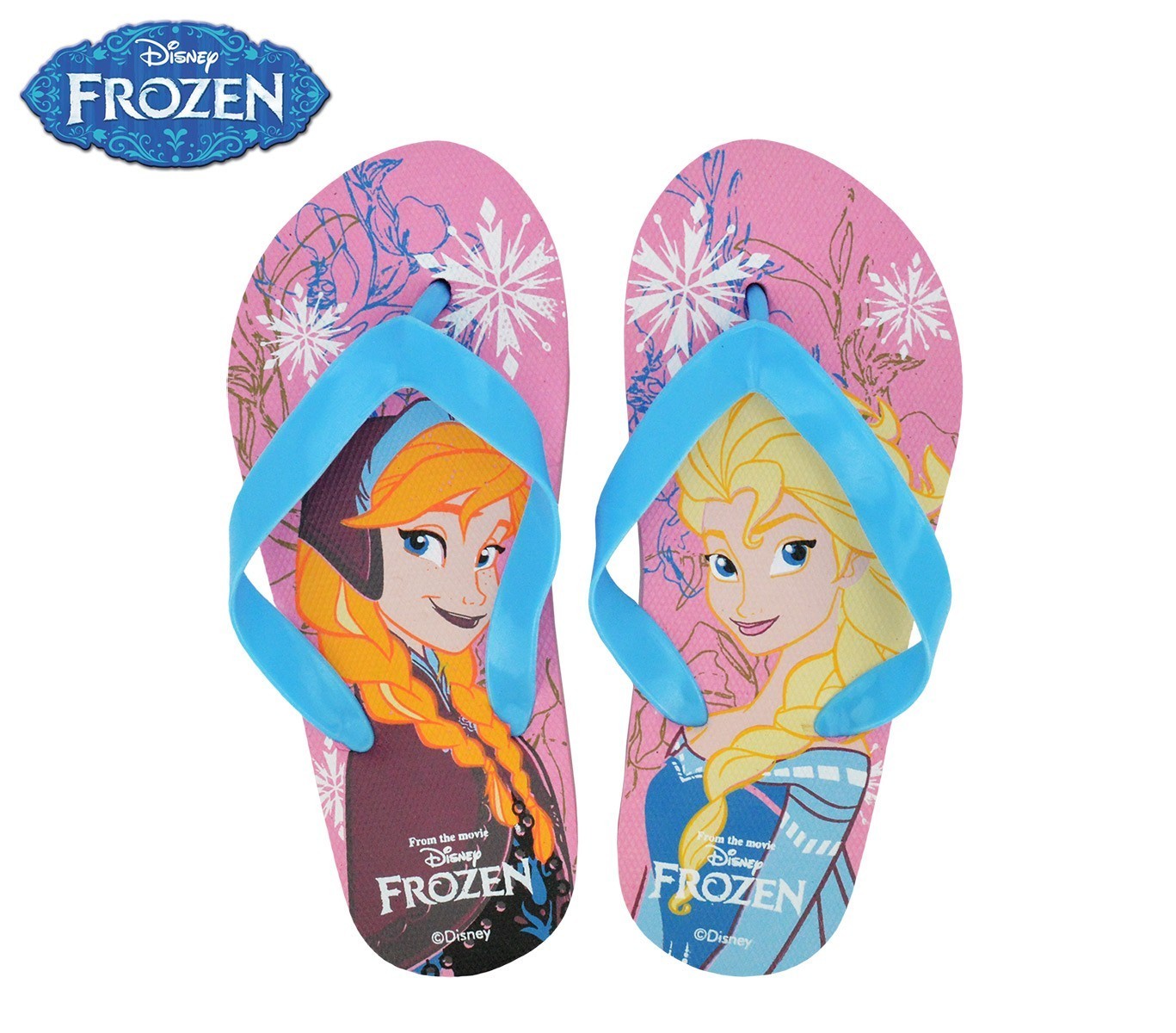 WD16984 - Tongs en plastique pour enfants - La Reine des Neiges
