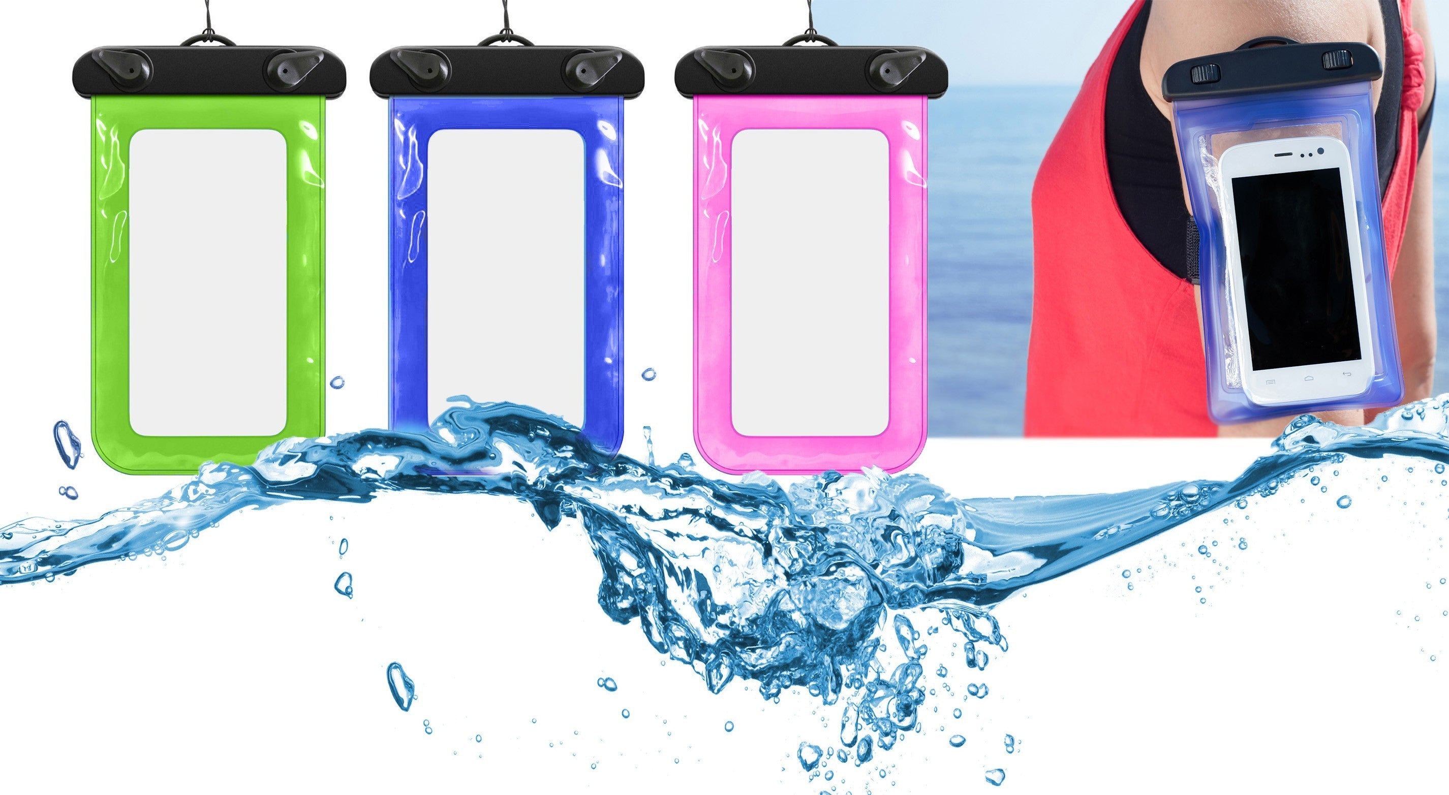 Couverture de smartphone - Boîtier étanche universelle pour téléphone sous-marin