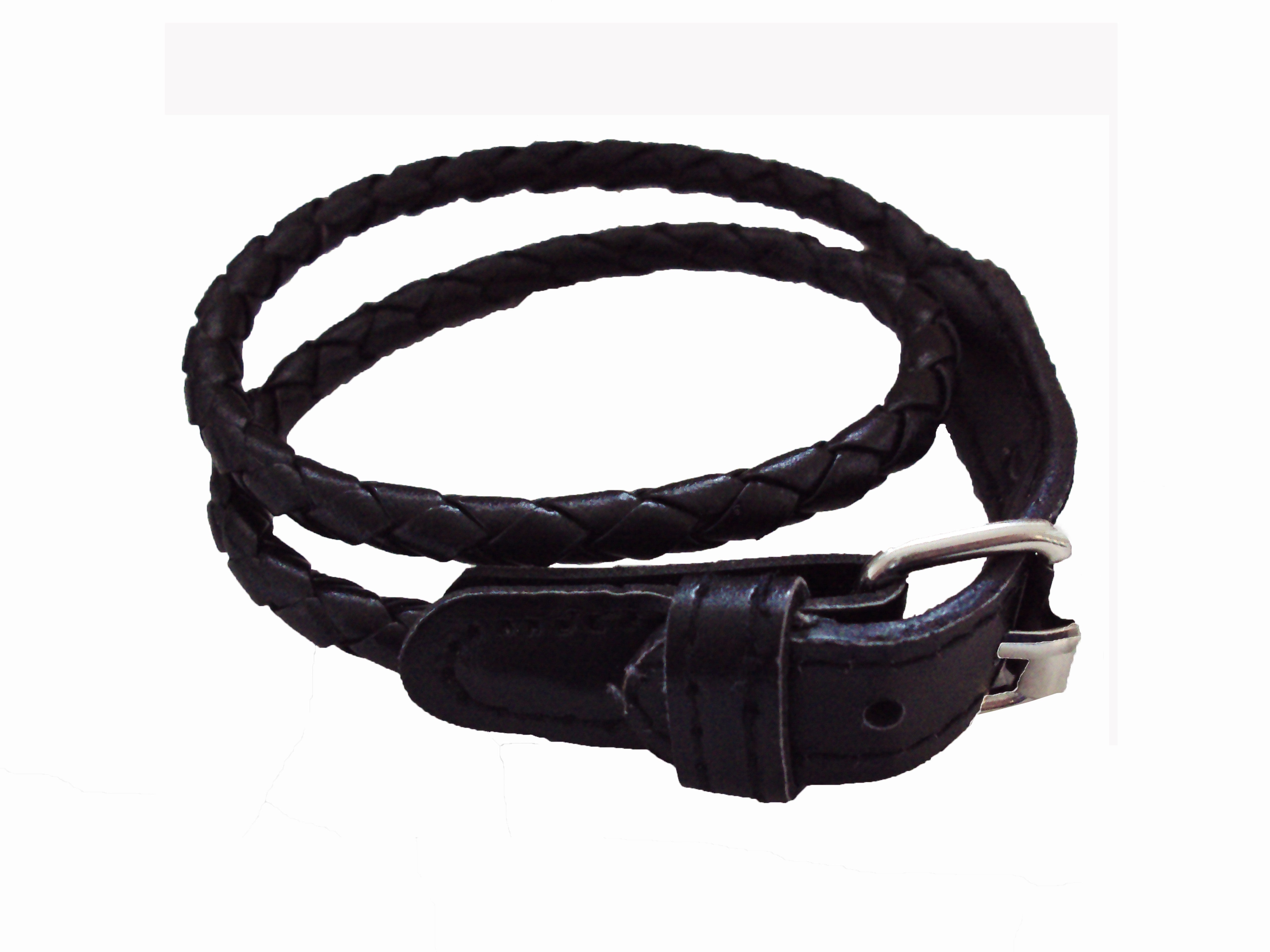 Bracelet tressé tendance - en cuir - unisexe