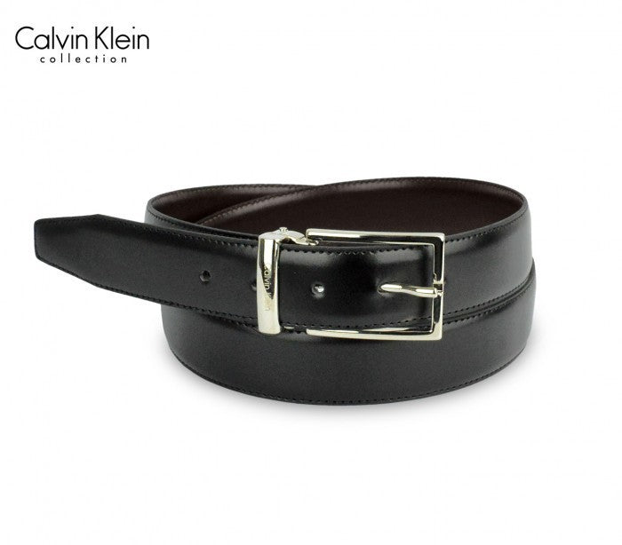 CK014 Ceinture pour homme en vrai cuir Calvin Klein taille 100/125
