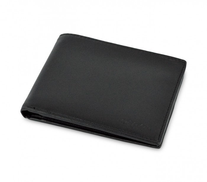 S08 portefeuille noir Calvin Klein vertical pour homme en vrai cuir