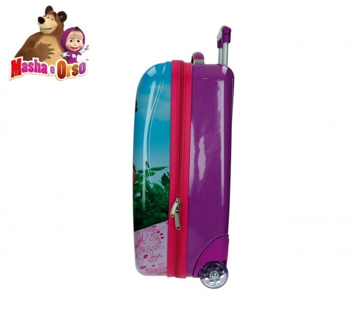 4731251 Chariot - Valise de cabine rigide en ABS MASHA ET L'OURS