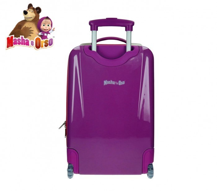 4731251 Chariot - Valise de cabine rigide en ABS MASHA ET L'OURS