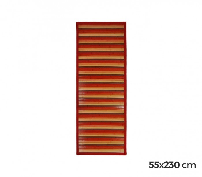 159224 Tapis en bambou naturel multicolore 55 X 230 cm 