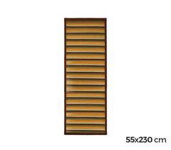159224 Tapis en bambou naturel multicolore 55 X 230 cm 