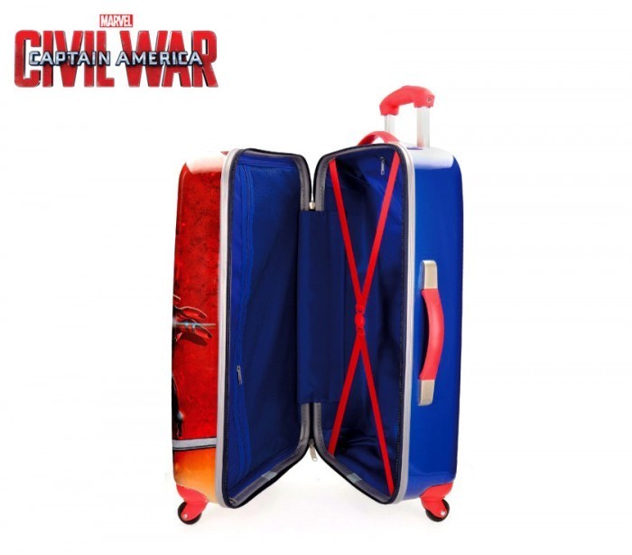 4721551 Chariot valise - Bagage à main rigide en ABS CAPTAIN AMERICA