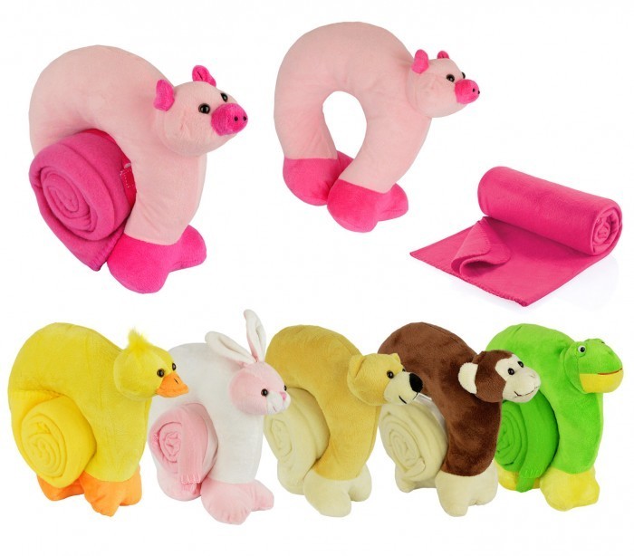 184561 Coussin de nuque peluche avec couverture 100 X 75 cm coussin chaud