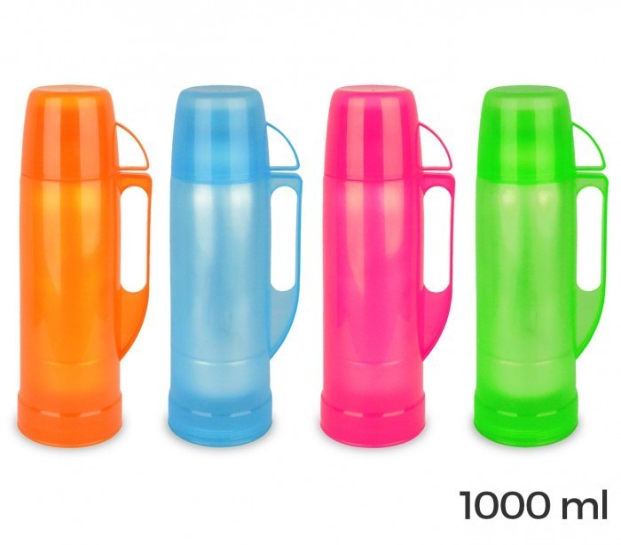 059166 Thermos pour boissons Welkhome - Couverts en plastique (Bleu)