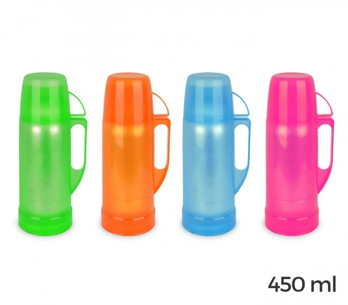 059180 Thermos pour boissons Welkhome - Couverts en plastique (Bleu)