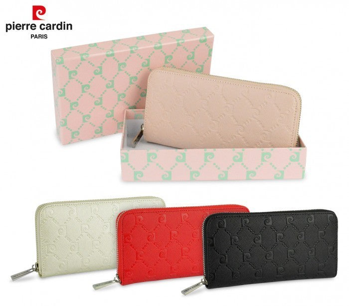 8822A Portefeuille pour femmes PIERRE CARDIN (Blanc Perle)