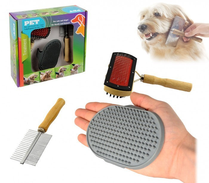 82009 PET Kit 3 pièces pour le nettoyage et l'entretien de notre chien