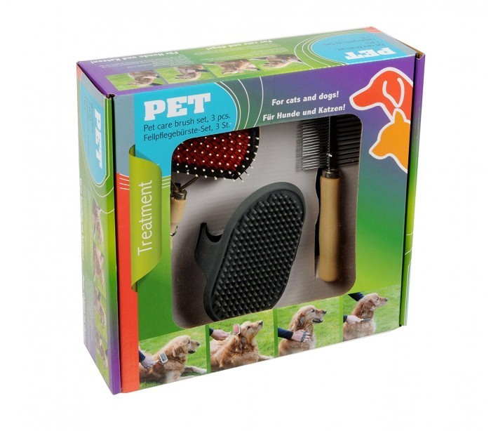 82009 PET Kit 3 pièces pour le nettoyage et l'entretien de notre chien