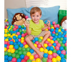 52027 Kit de 100 boules colorées en plastique pour gonflable Bestway