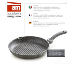 Poêle ronde antiadhésive en pierre 28cm Accademia Mugnano Ligne Cuore di pietra