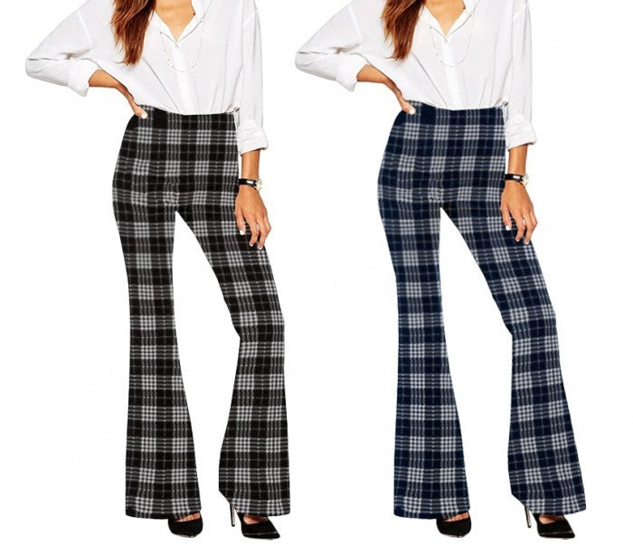 XZM3025 Leggings pantalon taille haute évasé pattes d'éléphant